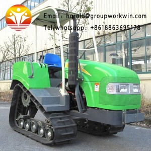 Agricultural Farm Equipment Small Crawler Tractor Rubber Track Tractors for Sale