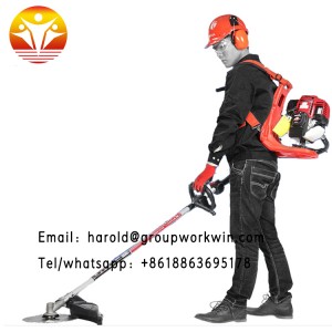 Hand held weeding machine portable weeder